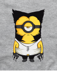 Marškinėliai Minion X-man Wolverine Marškinėliai Minion X-man Wolverine